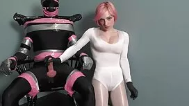 Cô gái châu á la hét ...